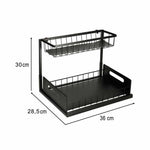 Organizators zem izlietnes dubultskapītim