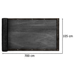 Balkona pārsegs LUARO maskas paklājs aizēnošanas tīkls balkonam terasei 150g/m2 105x700cm UV + Tritics