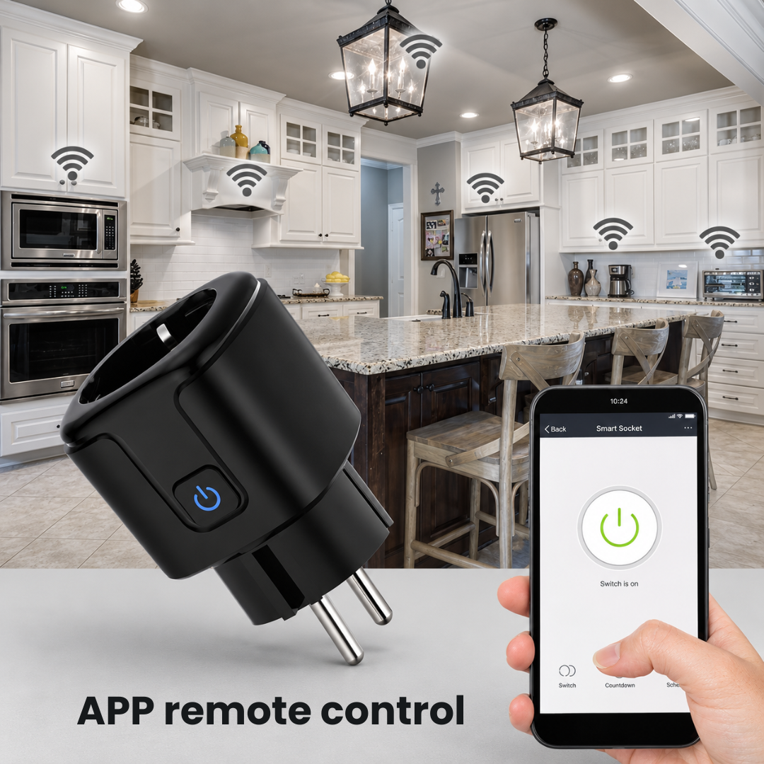ADM Smart WiFi Socket with Energy Monitoring, SKU: 7098