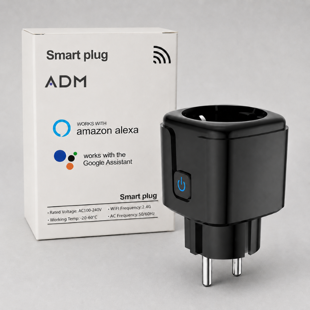 ADM Smart WiFi Socket with Energy Monitoring, SKU: 7098