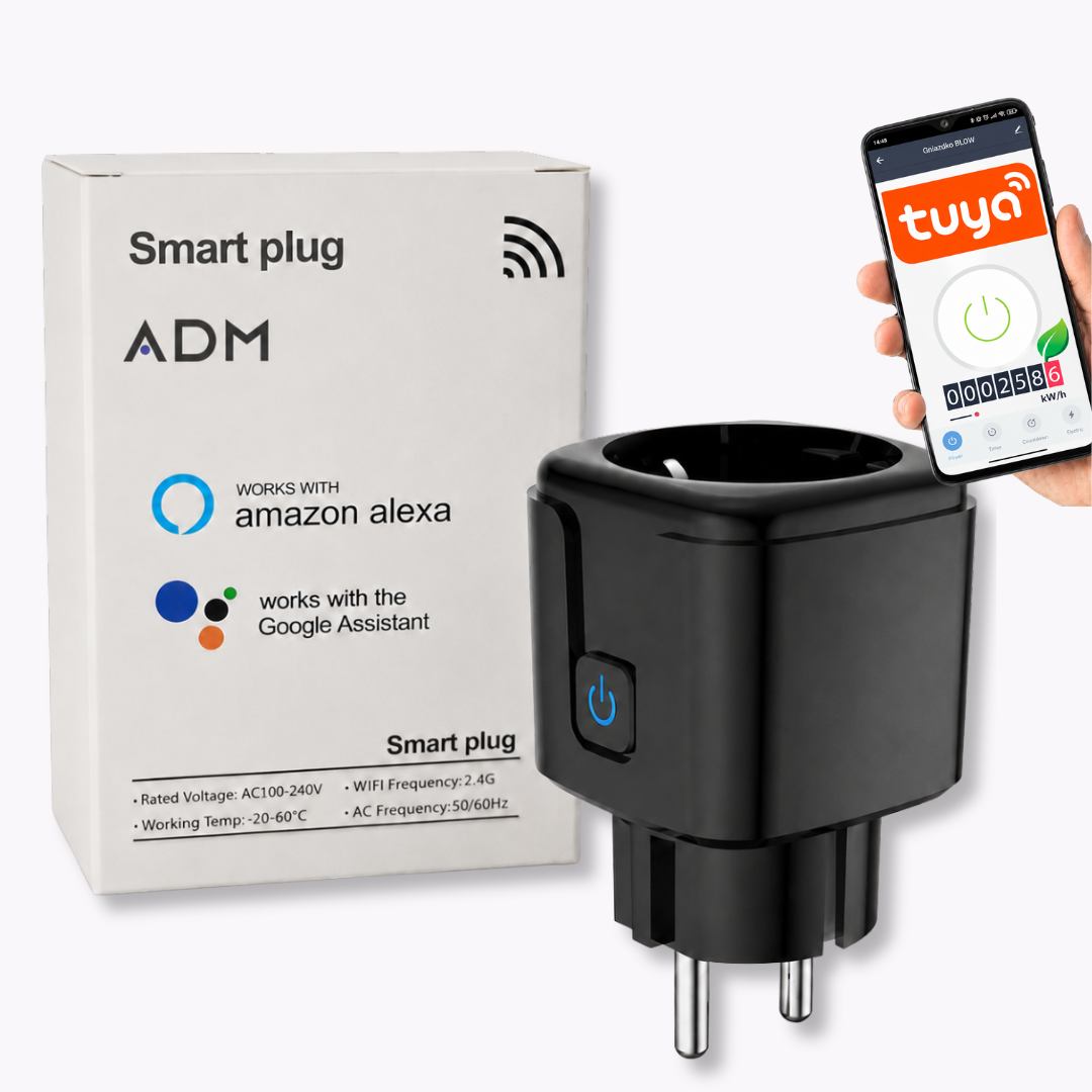 ADM Smart WiFi Socket with Energy Monitoring, SKU: 7098