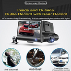DRIVING RECORDER WITH 3 REVERSING CAMERAS FULLHD SKU: 390