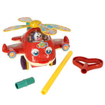 Push stick helikoptera lidmašīna ar skaņu