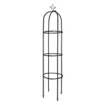 Dārza lapene kolonnas kolonnas zvanu rožu statīvs kāpšanas ziedi metāla 195 cm