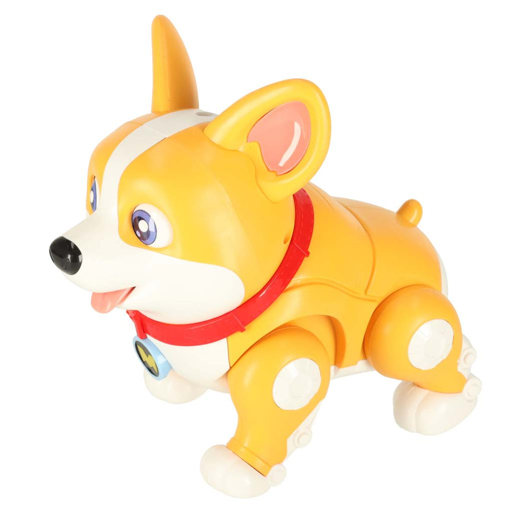 Suns suns interaktīvs robots Corgi kvēlojošas ausis mūzika