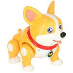 Suns suns interaktīvs robots Corgi kvēlojošas ausis mūzika