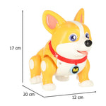 Suns suns interaktīvs robots Corgi kvēlojošas ausis mūzika