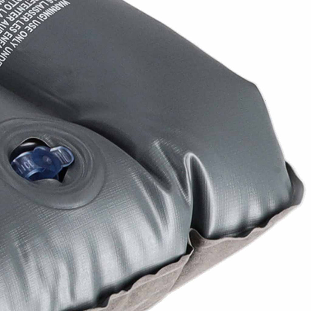 BESTWAY 67121 Ceļojumu piepūšamais spilvens no velūra, pelēks