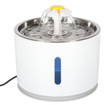 Dzirdinātājs strūklaka sunim kaķim automātiskais USB LED dzirdinātājs 2,4 l tīrīšanas filtrs