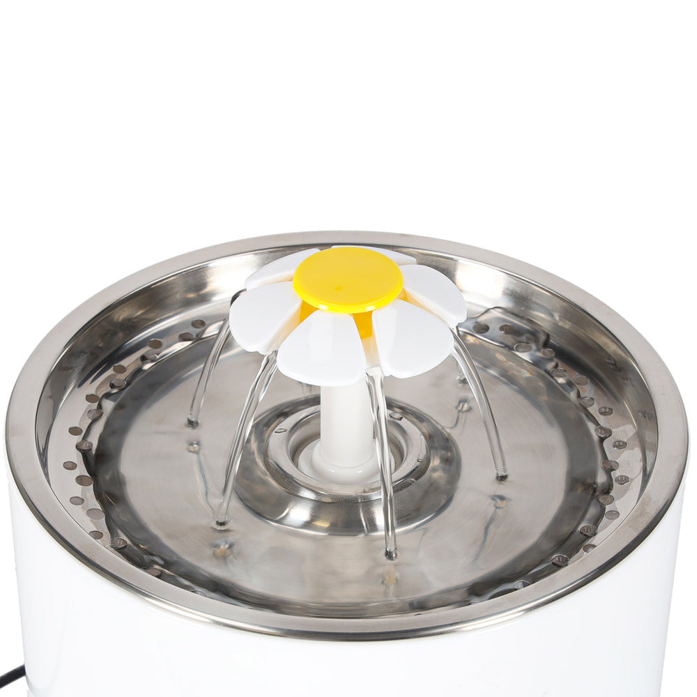 Dzirdinātājs strūklaka sunim kaķim automātiskais USB LED dzirdinātājs 2,4 l tīrīšanas filtrs