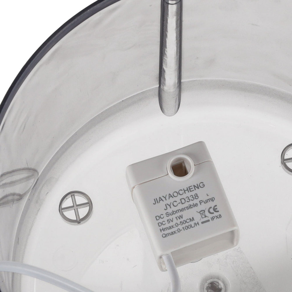 Dzirdināšanas strūklaka sunim kaķim automātiskais USB dzirdinātājs 1,8 l tīrīšanas filtrs