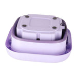 Mini ceļojuma veļas mazgājamā mašīna, pārnēsājama, salokāma, 8 l, violeta