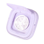 Mini ceļojuma veļas mazgājamā mašīna, pārnēsājama, salokāma, 8 l, violeta