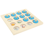 Koka puzzle galda spēle ar atmiņu + 4 kartes