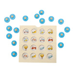 Koka puzzle galda spēle ar atmiņu + 4 kartes