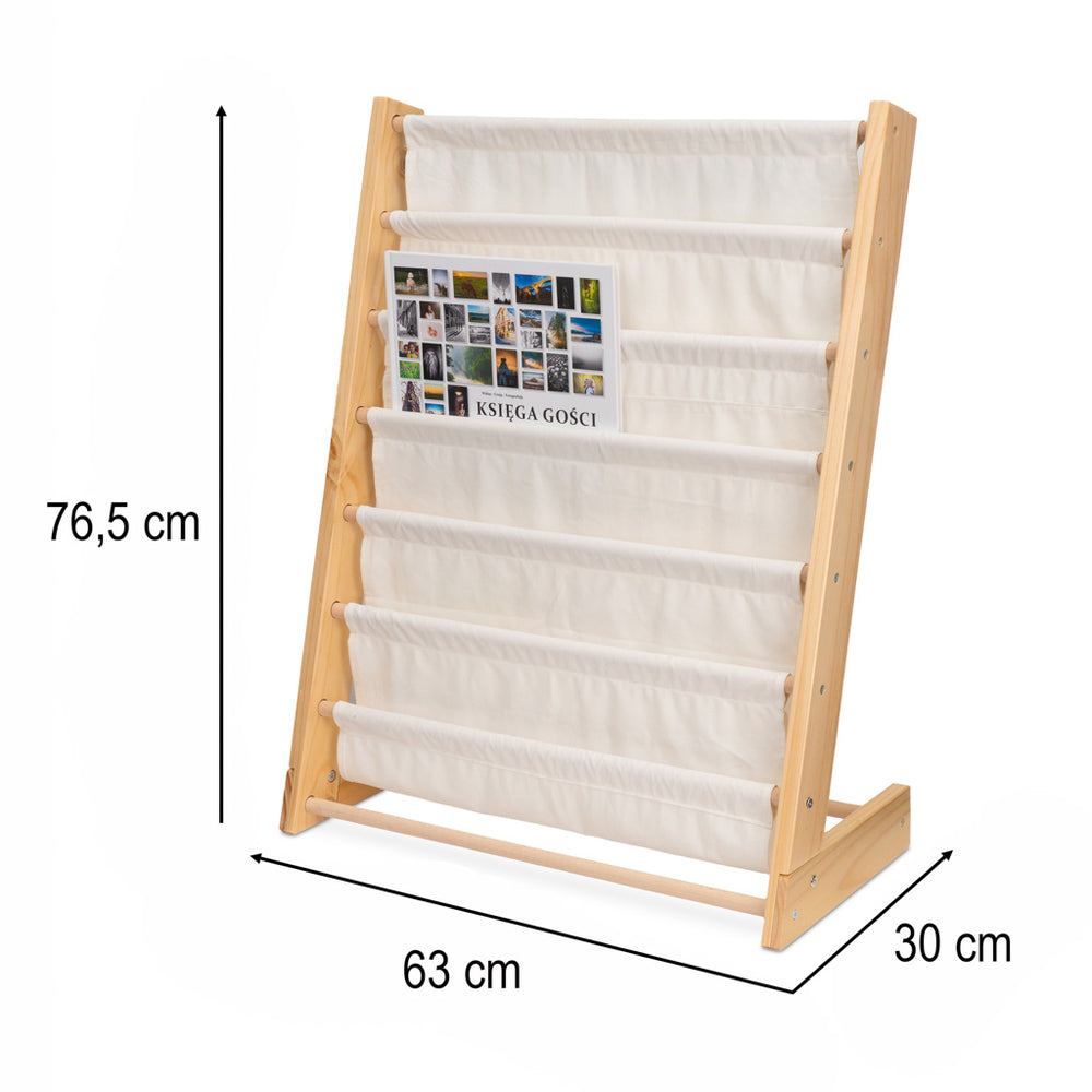 Bērnu grāmatu plaukts stenda plaukts 79cm