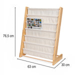 Bērnu grāmatu plaukts stenda plaukts 79cm