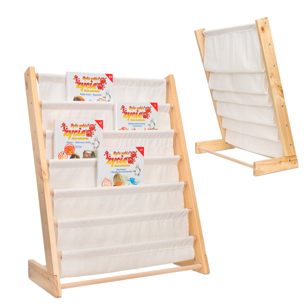 Bērnu grāmatu plaukts stenda plaukts 79cm