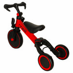 Trike Fix Mini distanču trīsritenis 3in1 ar pedāļiem sarkans