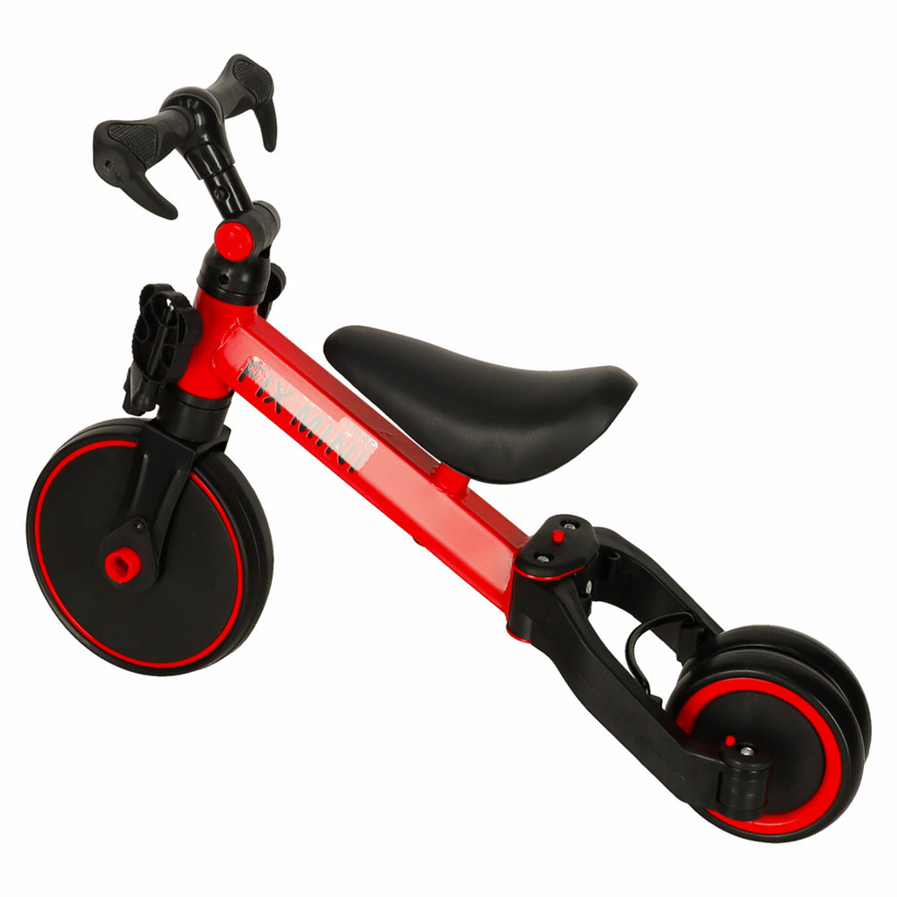 Trike Fix Mini distanču trīsritenis 3in1 ar pedāļiem sarkans