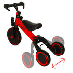 Trike Fix Mini distanču trīsritenis 3in1 ar pedāļiem sarkans