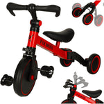 Trike Fix Mini distanču trīsritenis 3in1 ar pedāļiem sarkans