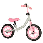 Trike Fix Balance distanču velosipēds baltā un rozā krāsā