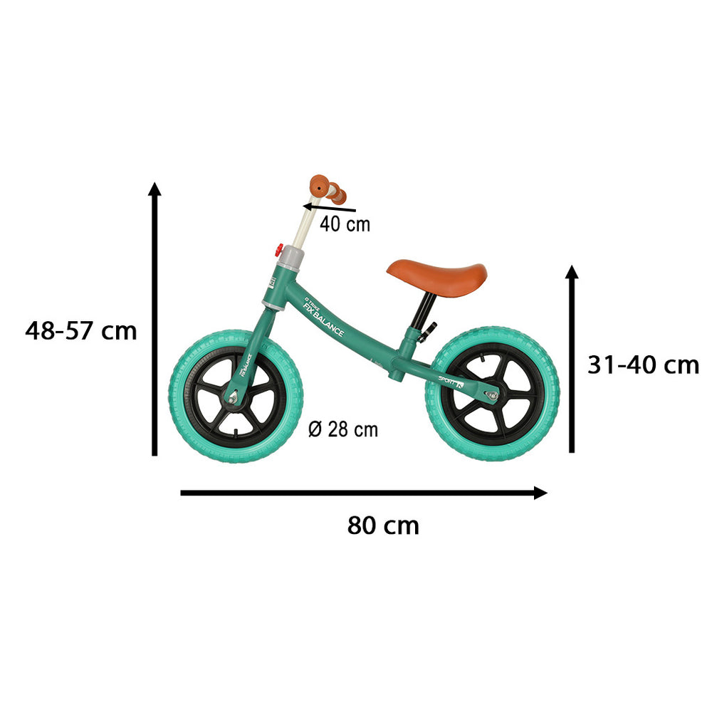 Trike Fix Balance tirkīza krāsas distanču velosipēds