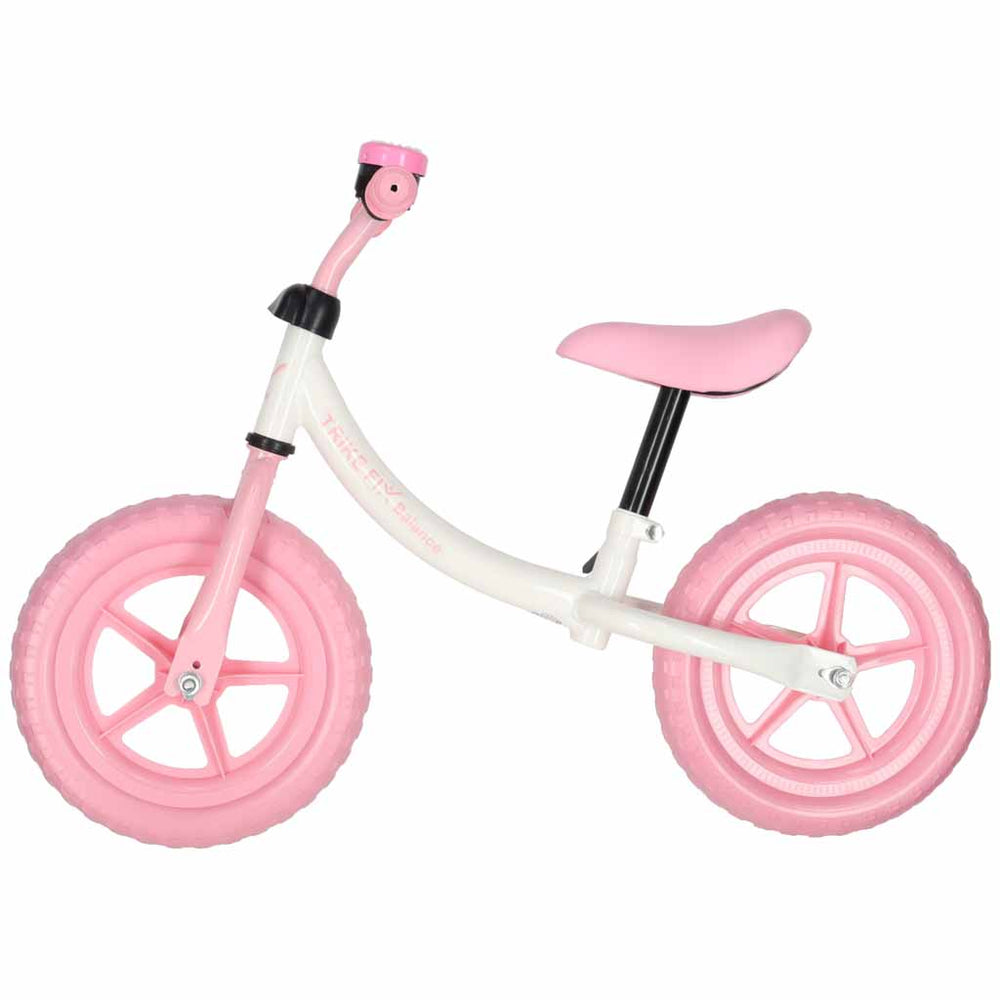 Trike Fix Balance līdzsvara velosipēds ar zvaniņu, rozā krāsā