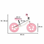 Trike Fix Balance līdzsvara velosipēds ar zvaniņu, rozā krāsā