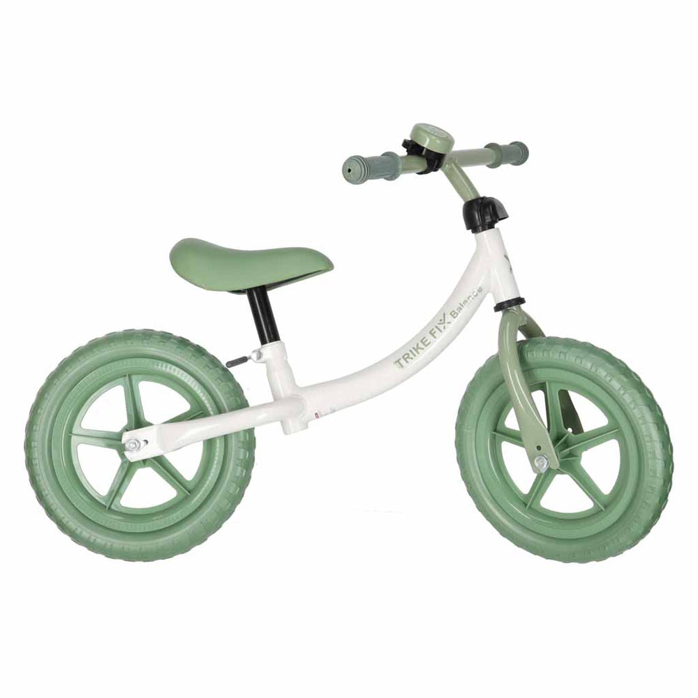 Trike Fix Balance līdzsvara velosipēds ar zvaniņu, zaļš