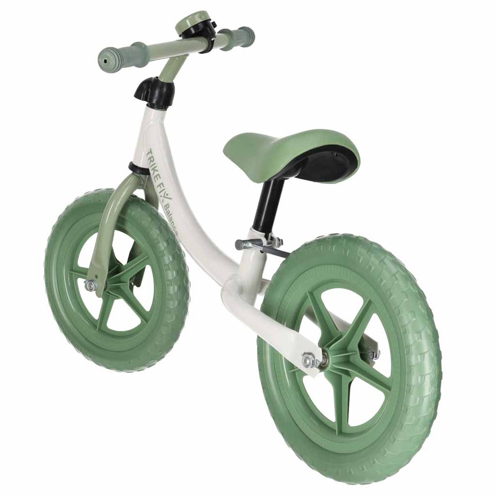 Trike Fix Balance līdzsvara velosipēds ar zvaniņu, zaļš