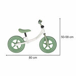 Trike Fix Balance līdzsvara velosipēds ar zvaniņu, zaļš