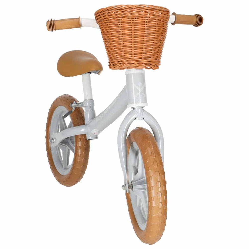 Trike Fix Balance līdzsvara velosipēds ar grozu, brūns