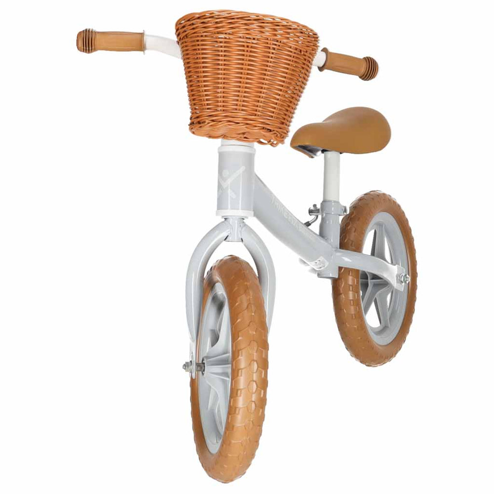Trike Fix Balance līdzsvara velosipēds ar grozu, brūns