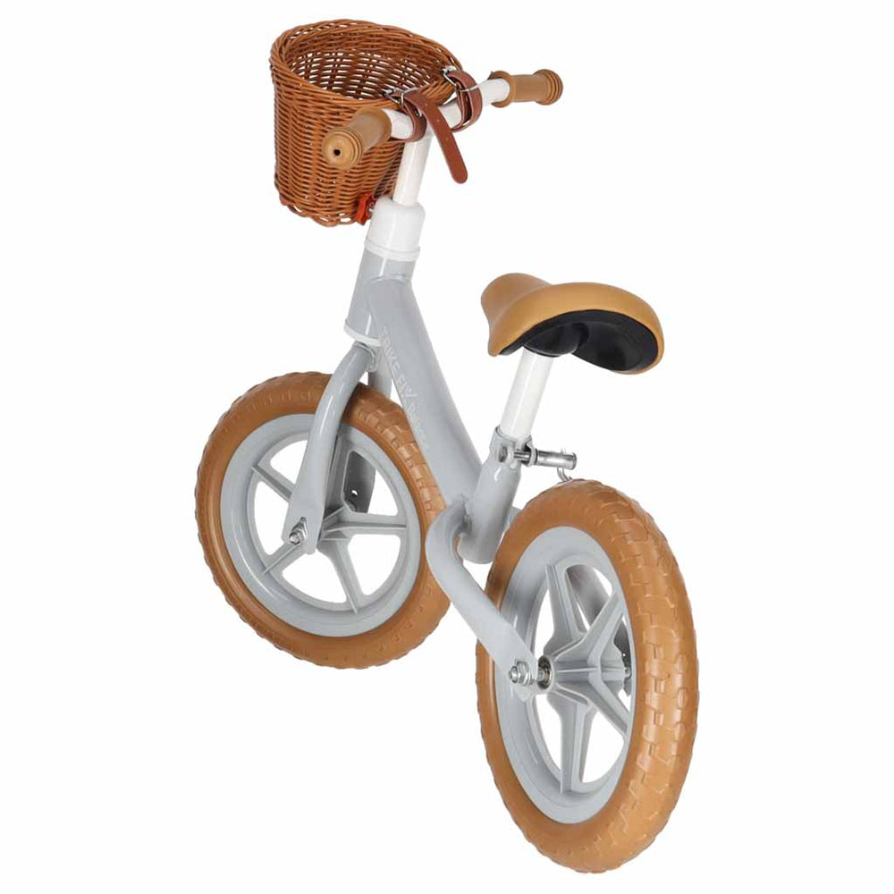 Trike Fix Balance līdzsvara velosipēds ar grozu, brūns