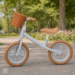Trike Fix Balance līdzsvara velosipēds ar grozu, brūns
