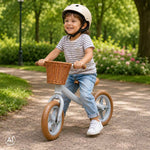 Trike Fix Balance līdzsvara velosipēds ar grozu, brūns