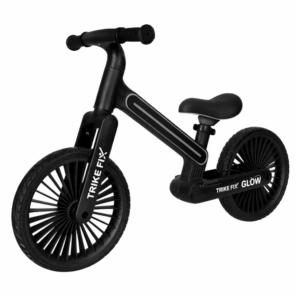 Tricikls Fix Glow LED distanču velosipēds melns