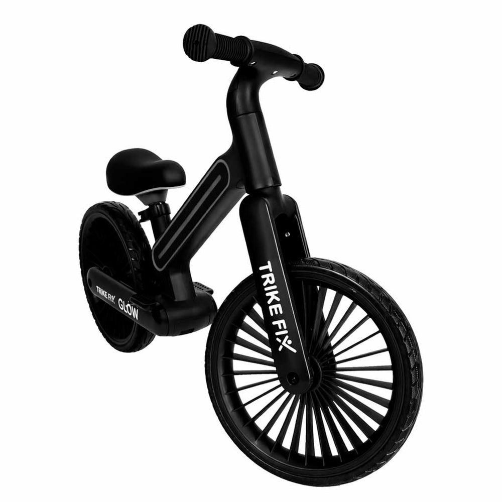 Tricikls Fix Glow LED distanču velosipēds melns