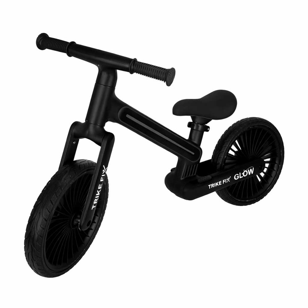 Tricikls Fix Glow LED distanču velosipēds melns