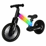 Tricikls Fix Glow LED distanču velosipēds melns