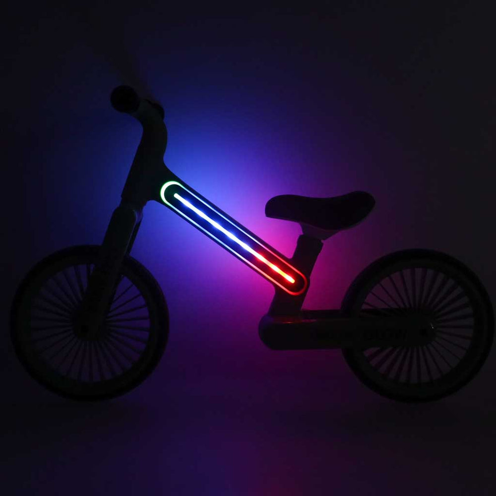 Tricikls Fix Glow LED distanču velosipēds melns