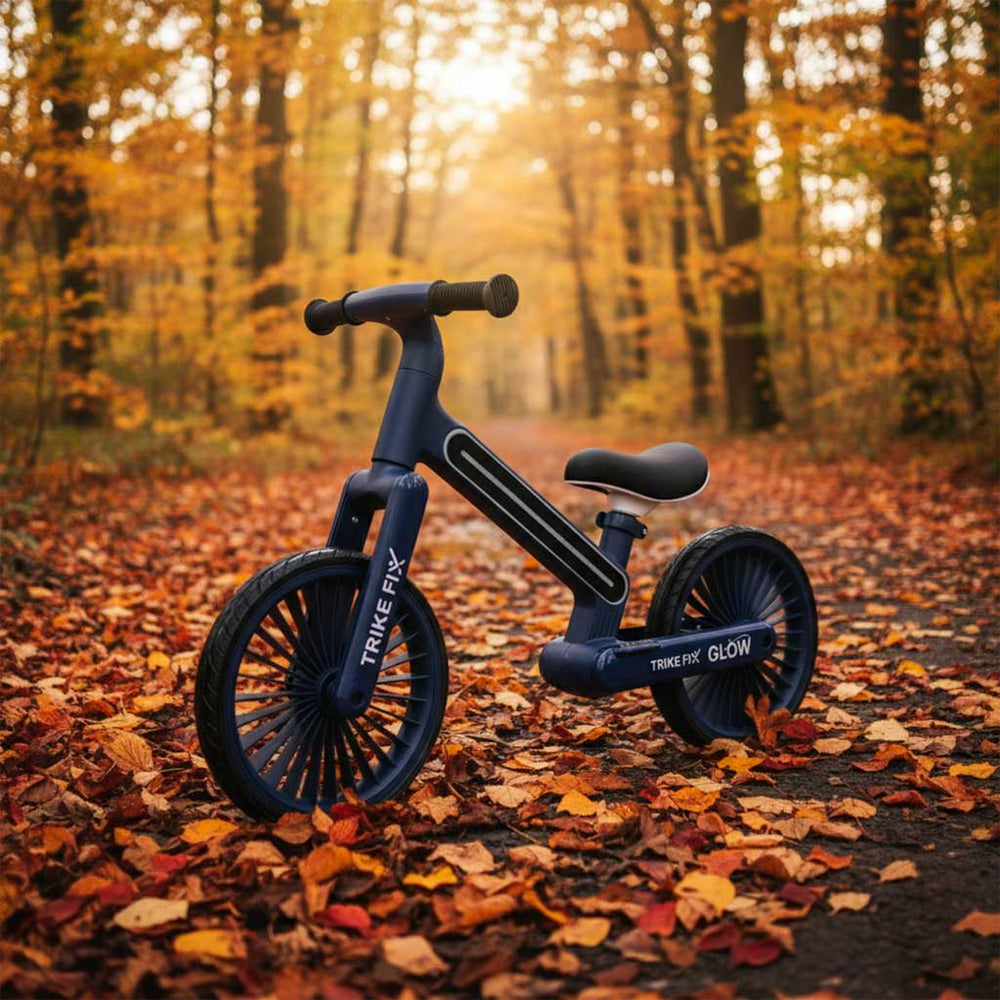 Tricikls Fix Glow LED kross-country velosipēds tumši zils