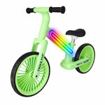 Trike Fix Glow LED neona zaļš kross-trīsriteņu velosipēds