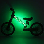 Trike Fix Glow LED neona zaļš kross-trīsriteņu velosipēds