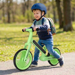 Trike Fix Glow LED neona zaļš kross-trīsriteņu velosipēds