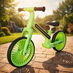 Trike Fix Glow LED neona zaļš kross-trīsriteņu velosipēds