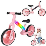 Trike Fix Glow LED distanču velosipēds rozā krāsā