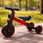 Trike Fix Mini distanču trīsritenis 3in1 ar pedāļiem sarkans